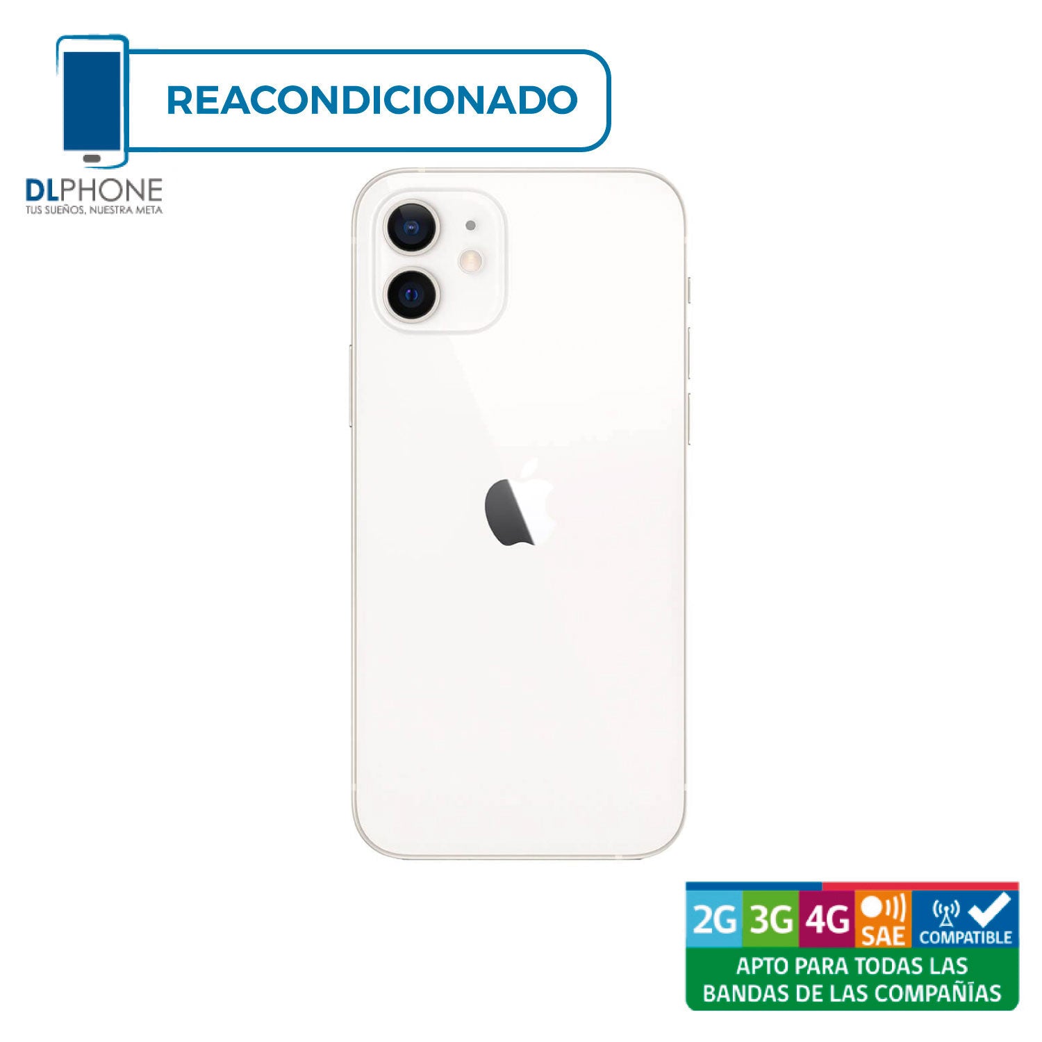 iPhone 12 128GB Blanco Reacondicionado