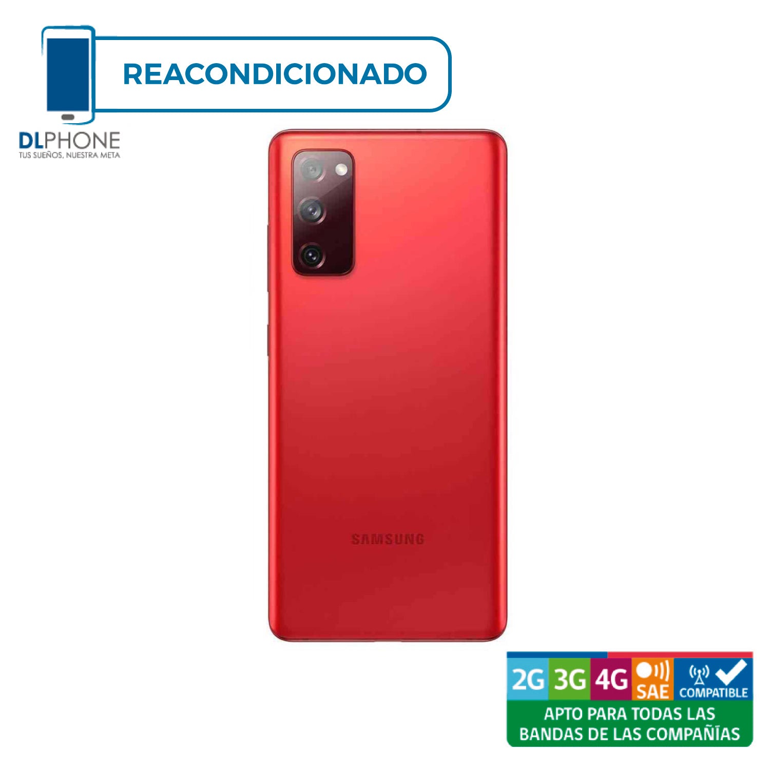 Samsung Galaxy S20 Fe 256GB Rojo Reacondicionado
