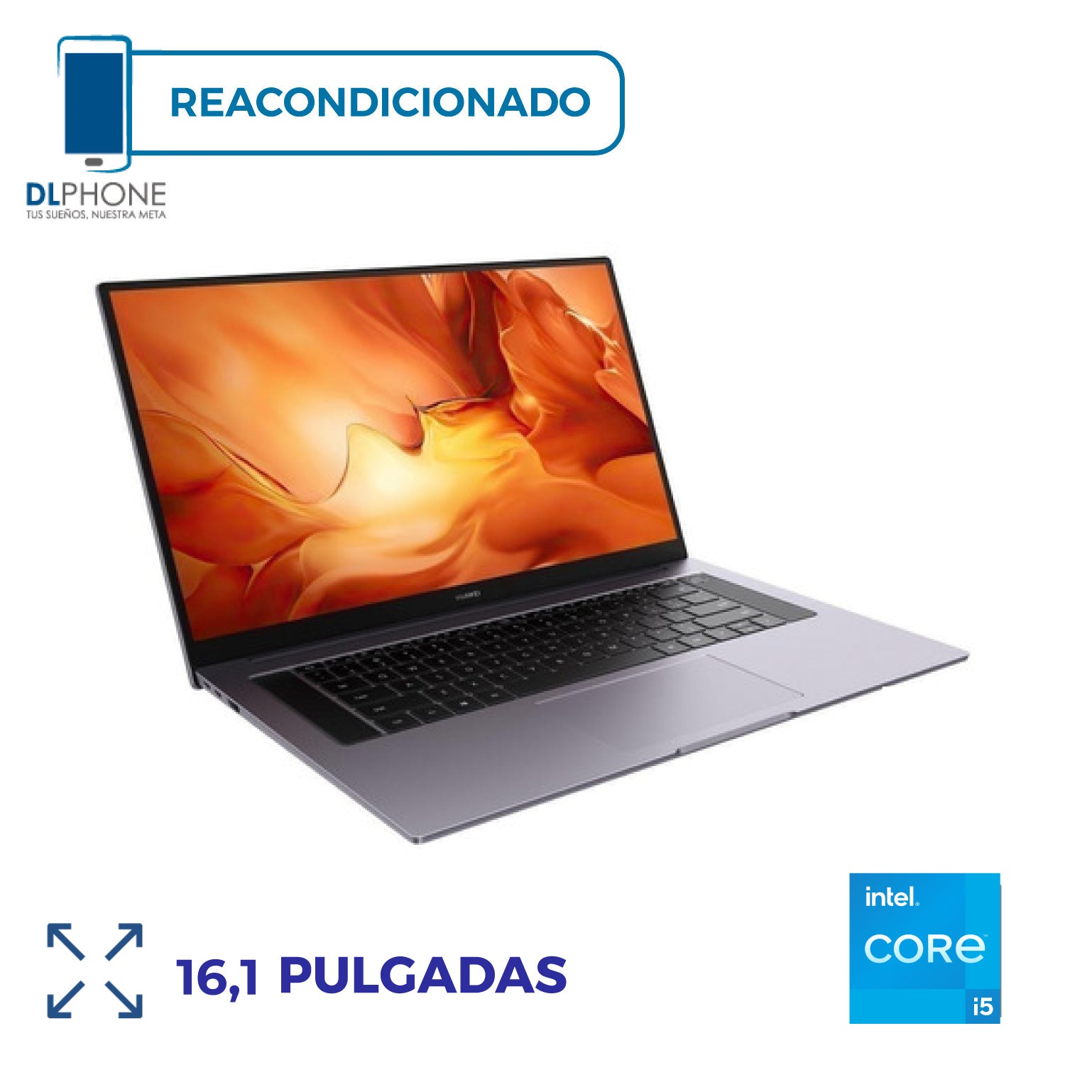 Huawei MateBook D16 2022 I5 512GB Reacondicionado