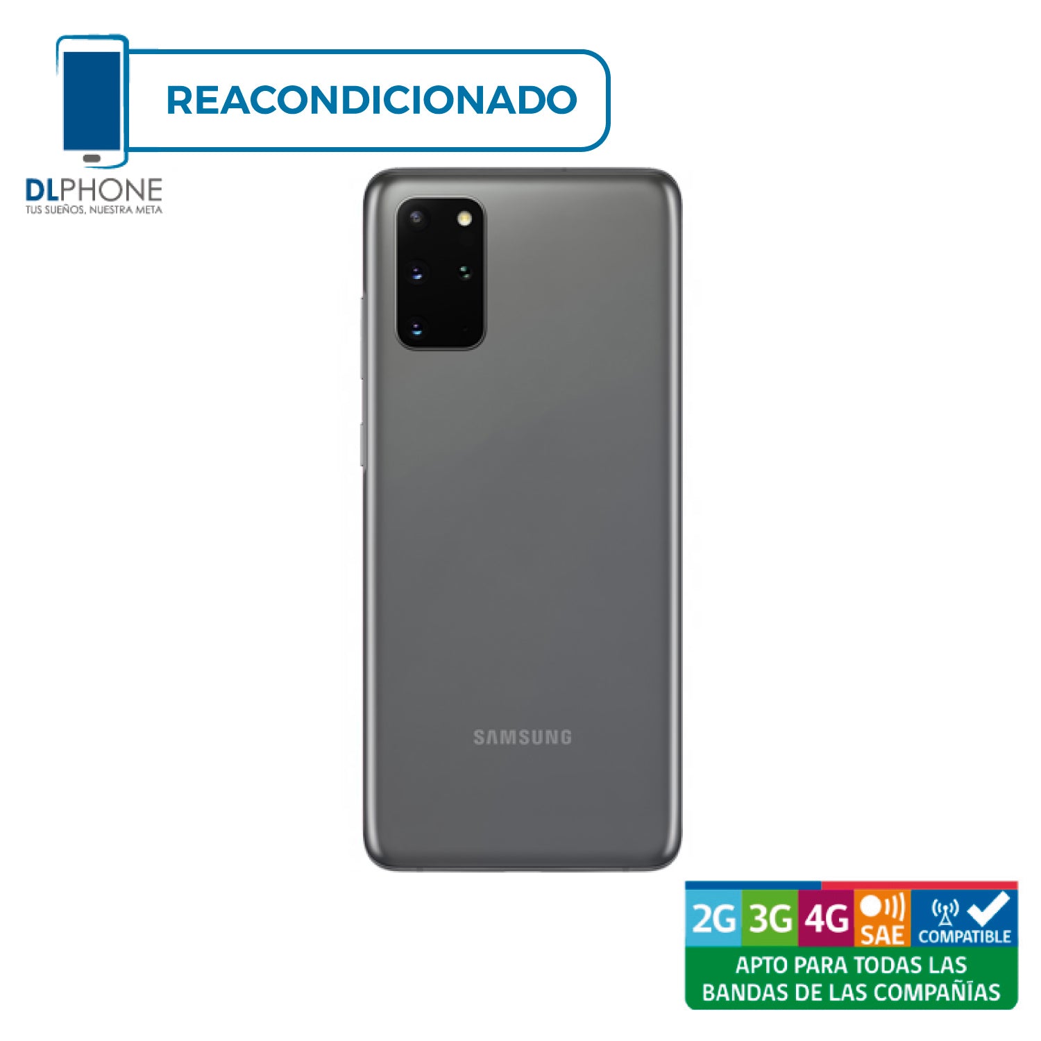 Samsung Galaxy S20 Plus 256GB Gris Reacondicionado