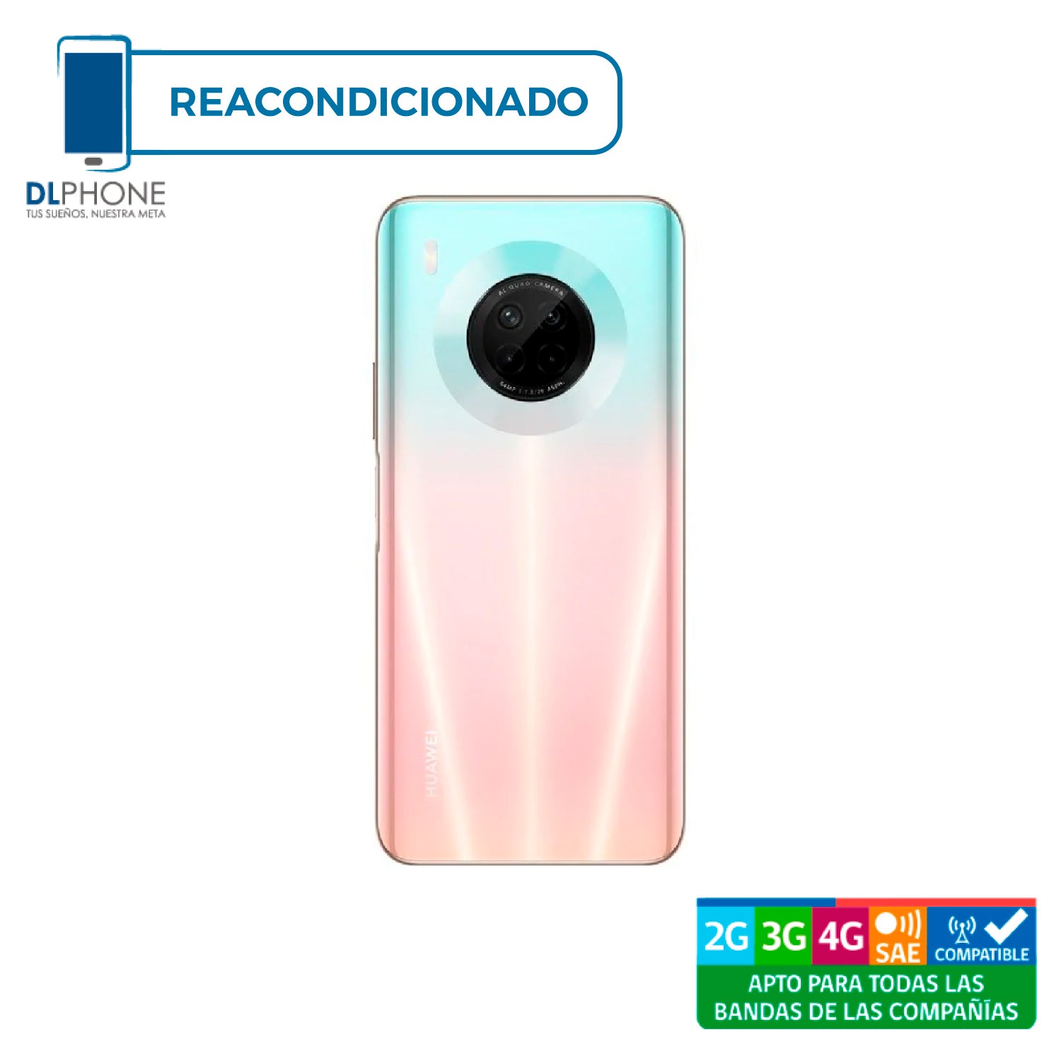 Huawei Y9a 128GB Rosado Reacondicionado