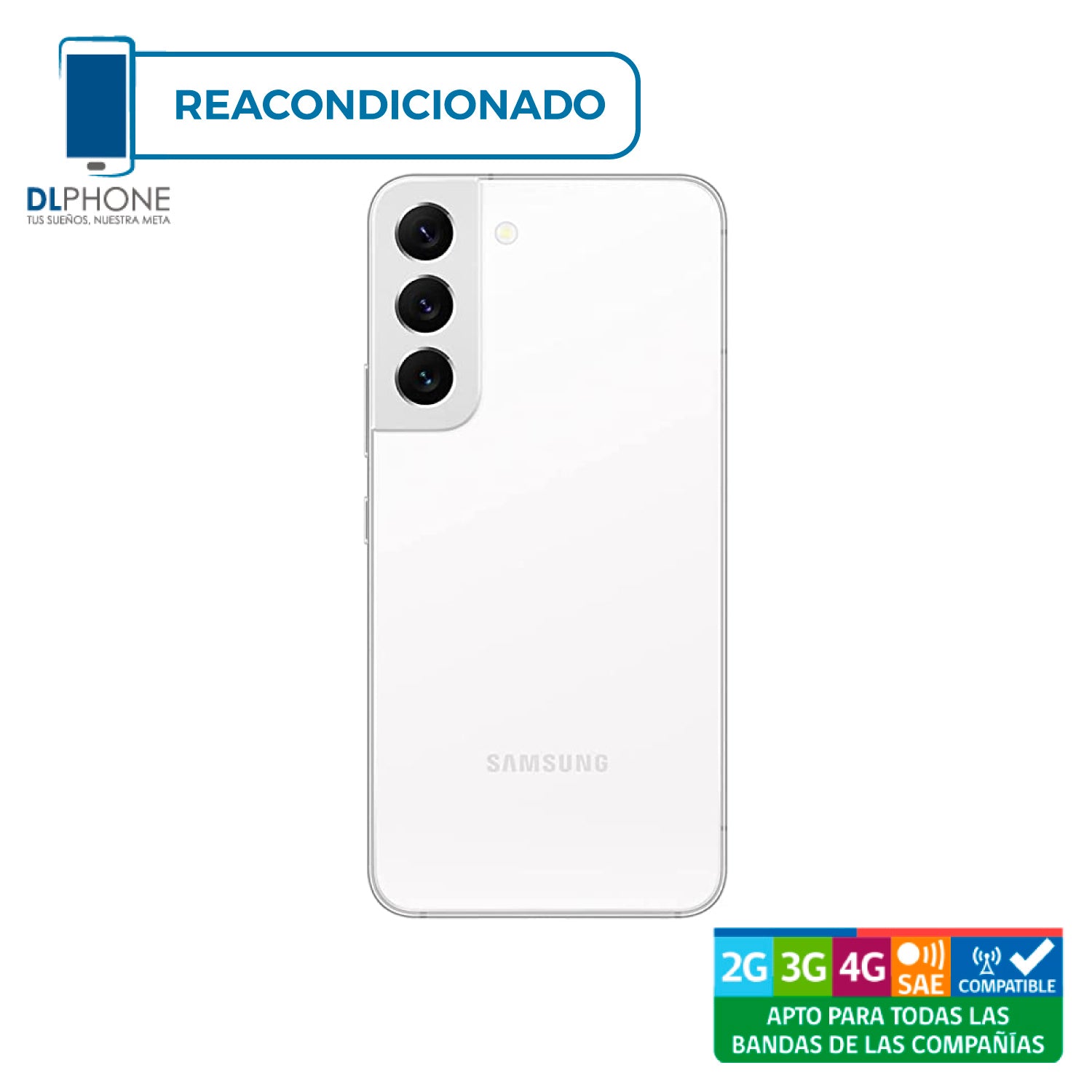 Samsung Galaxy S22 Plus 256GB Blanco Reacondicionado