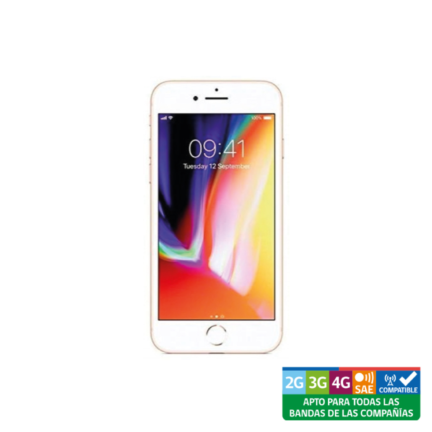 iPhone 8 Plus 256GB Dorado Reacondicionado