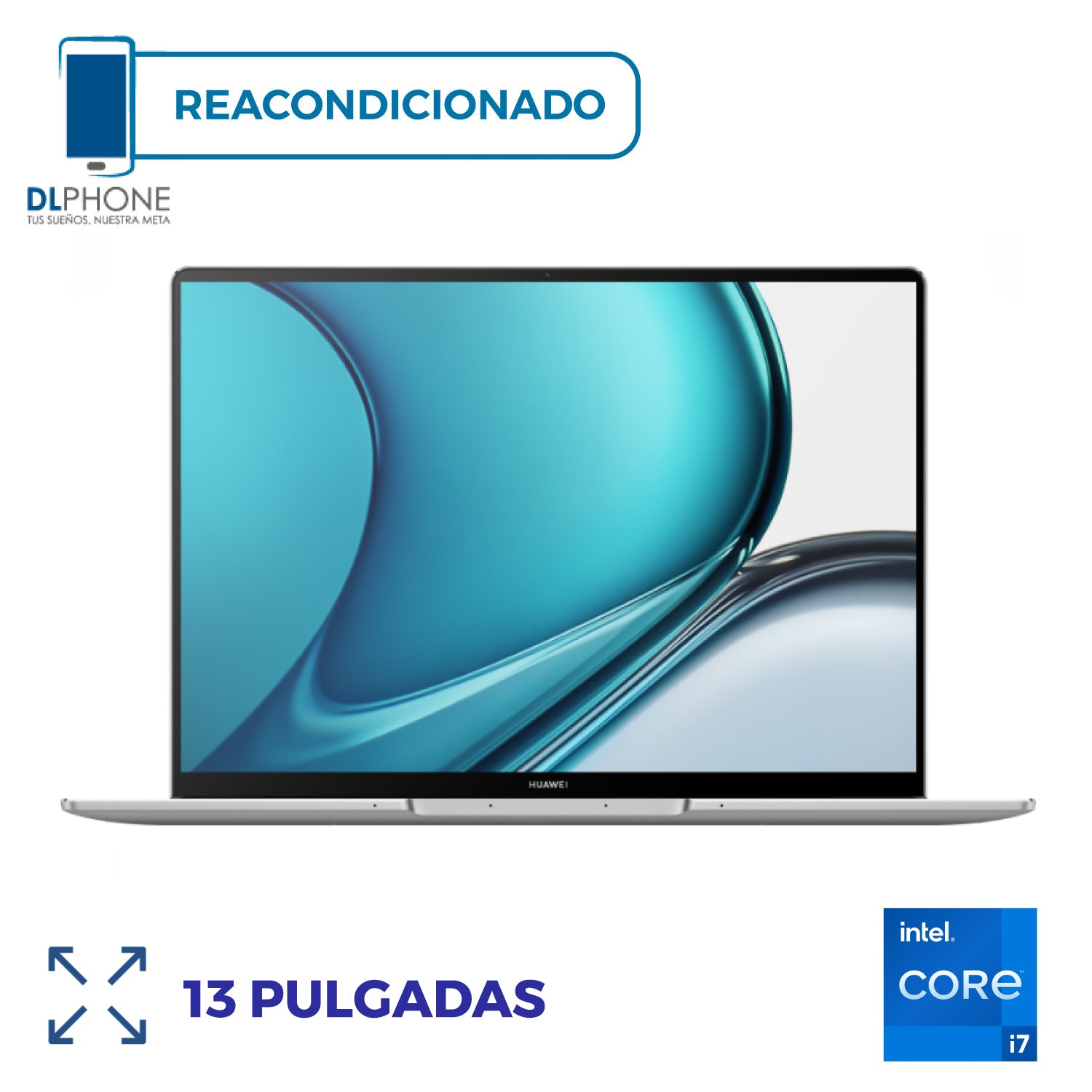 Huawei MATEBOOK 13S/512GB/16GB Ram/Imtel i7/11th Gen/Plata Reacondicionado