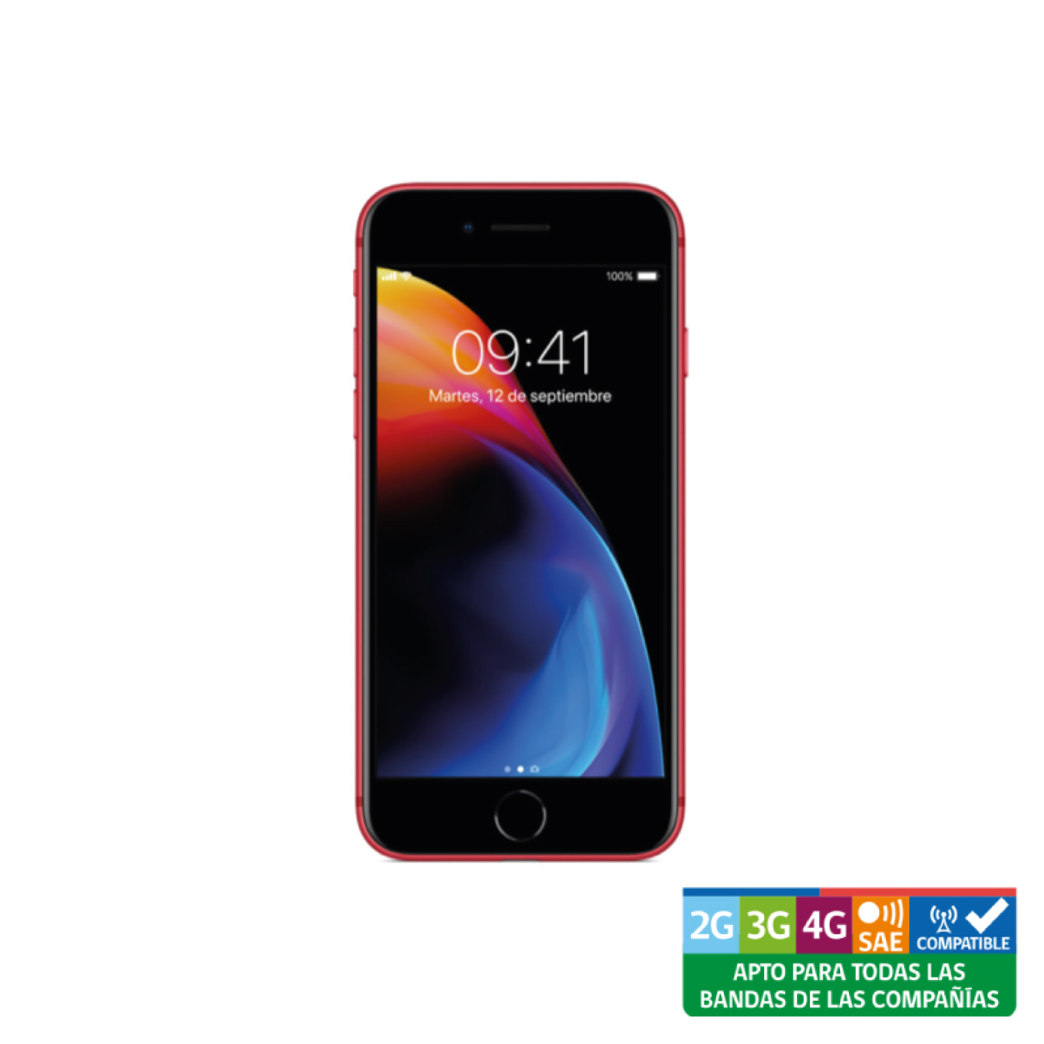 iPhone 8 Plus 64GB Rojo Reacondicionado