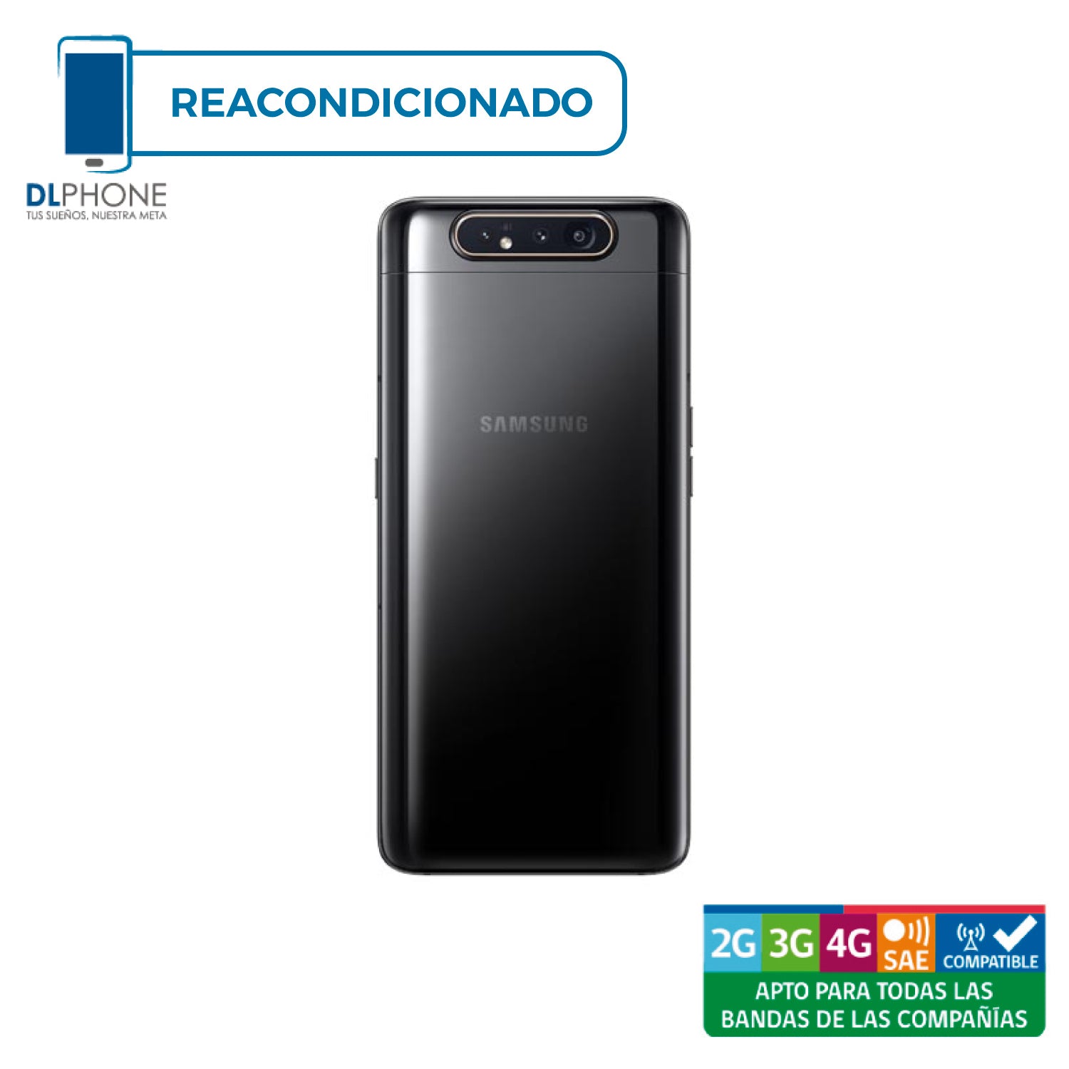 Samsung Galaxy A80 128GB Negro Reacondicionado