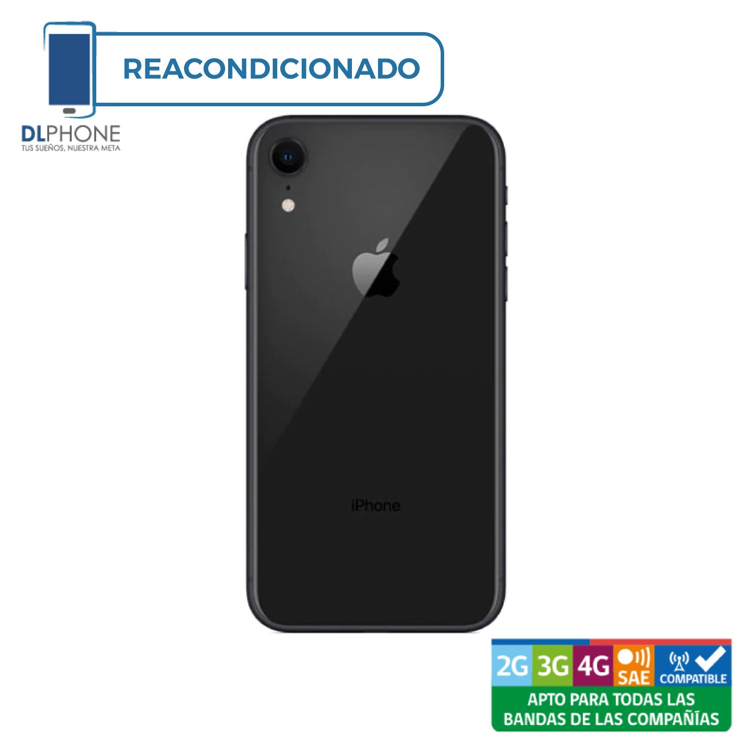 iPhone XR 256GB Negro Reacondicionado