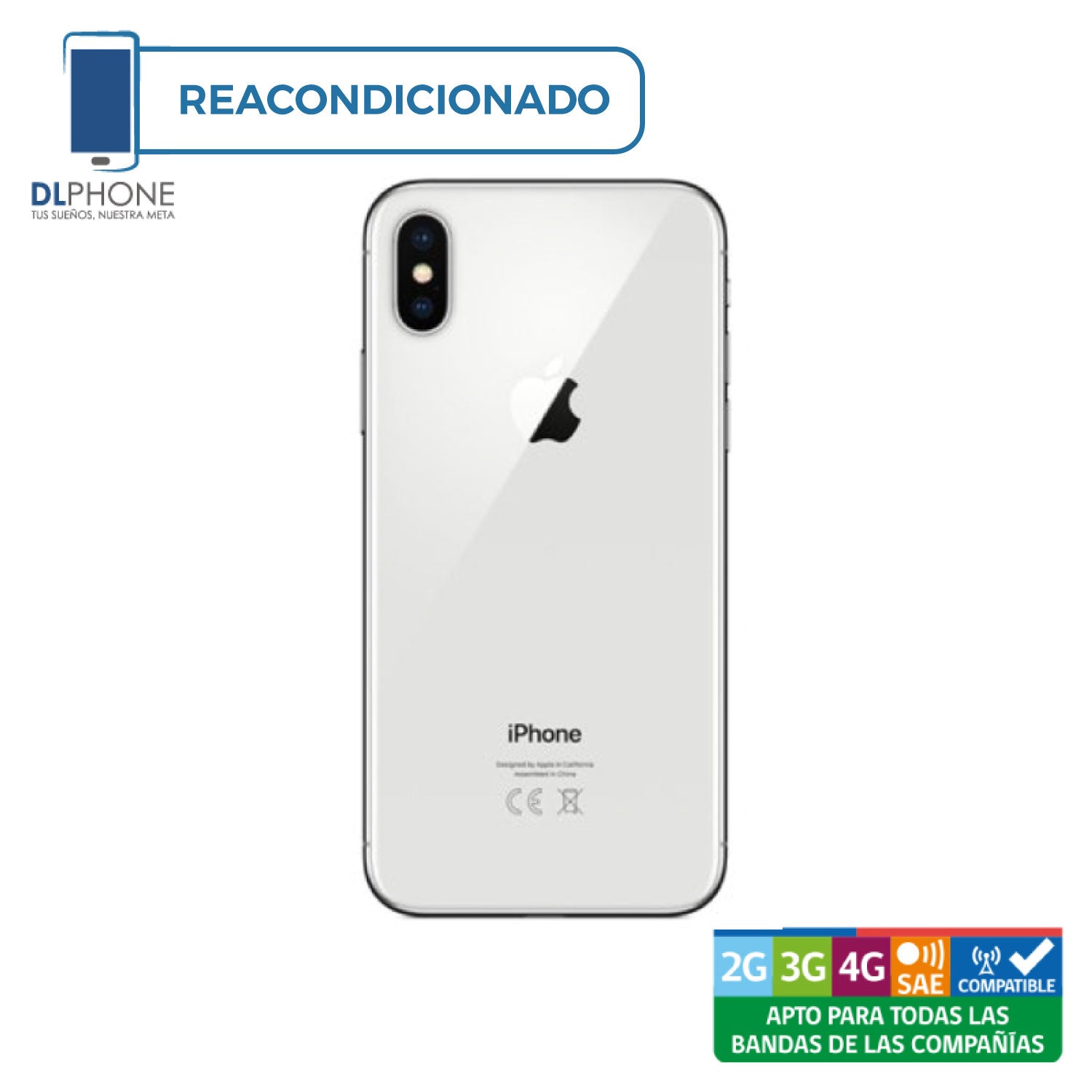 iPhone X 256GB Blanco Reacondicionado