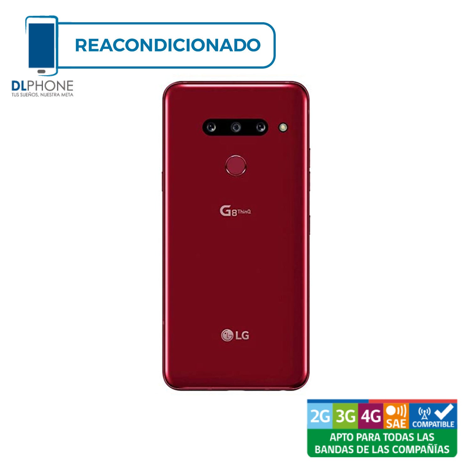 LG G8 ThinQ 128GB Rojo Reacondicionado