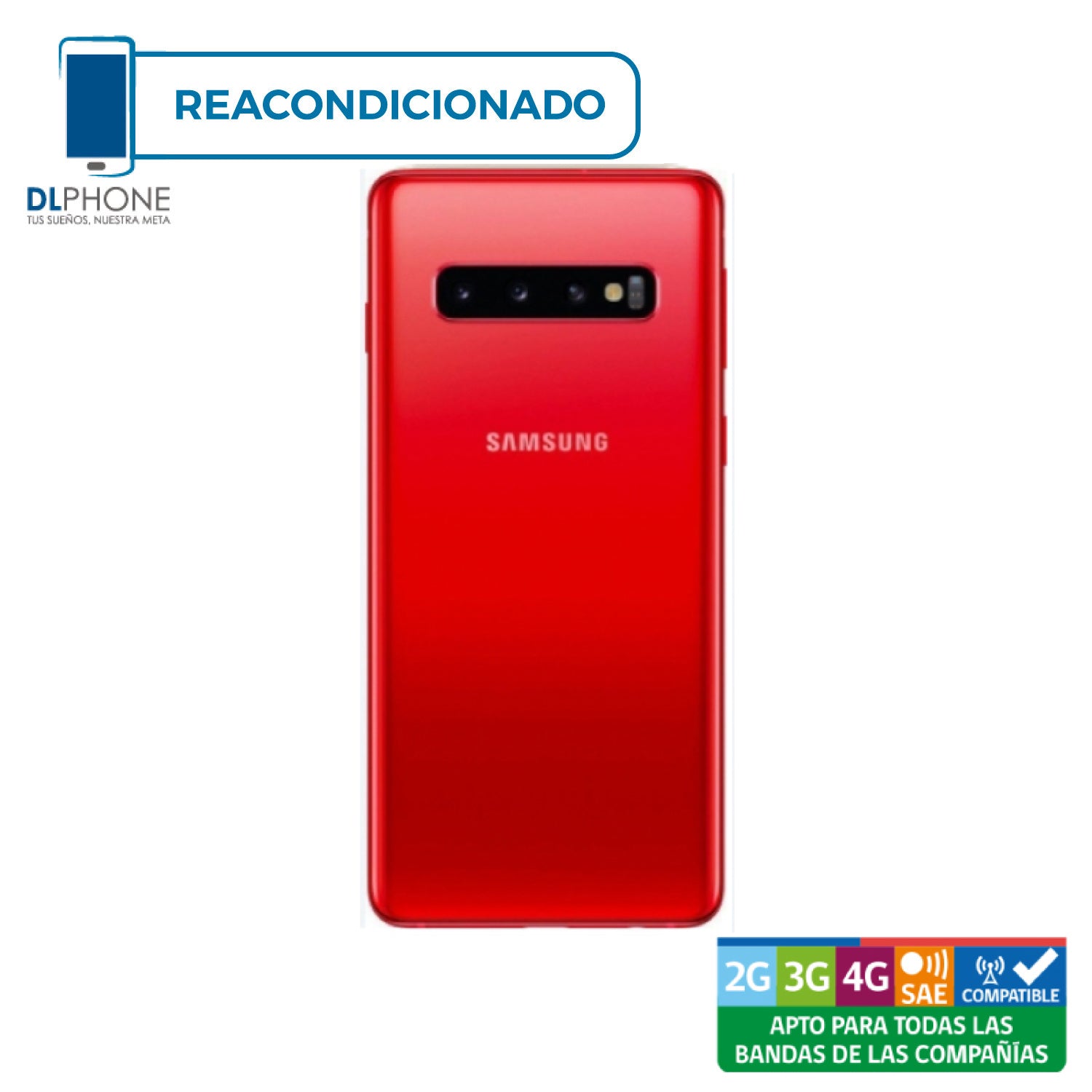 Samsung Galaxy S10 128GB Rojo Reacondicionado