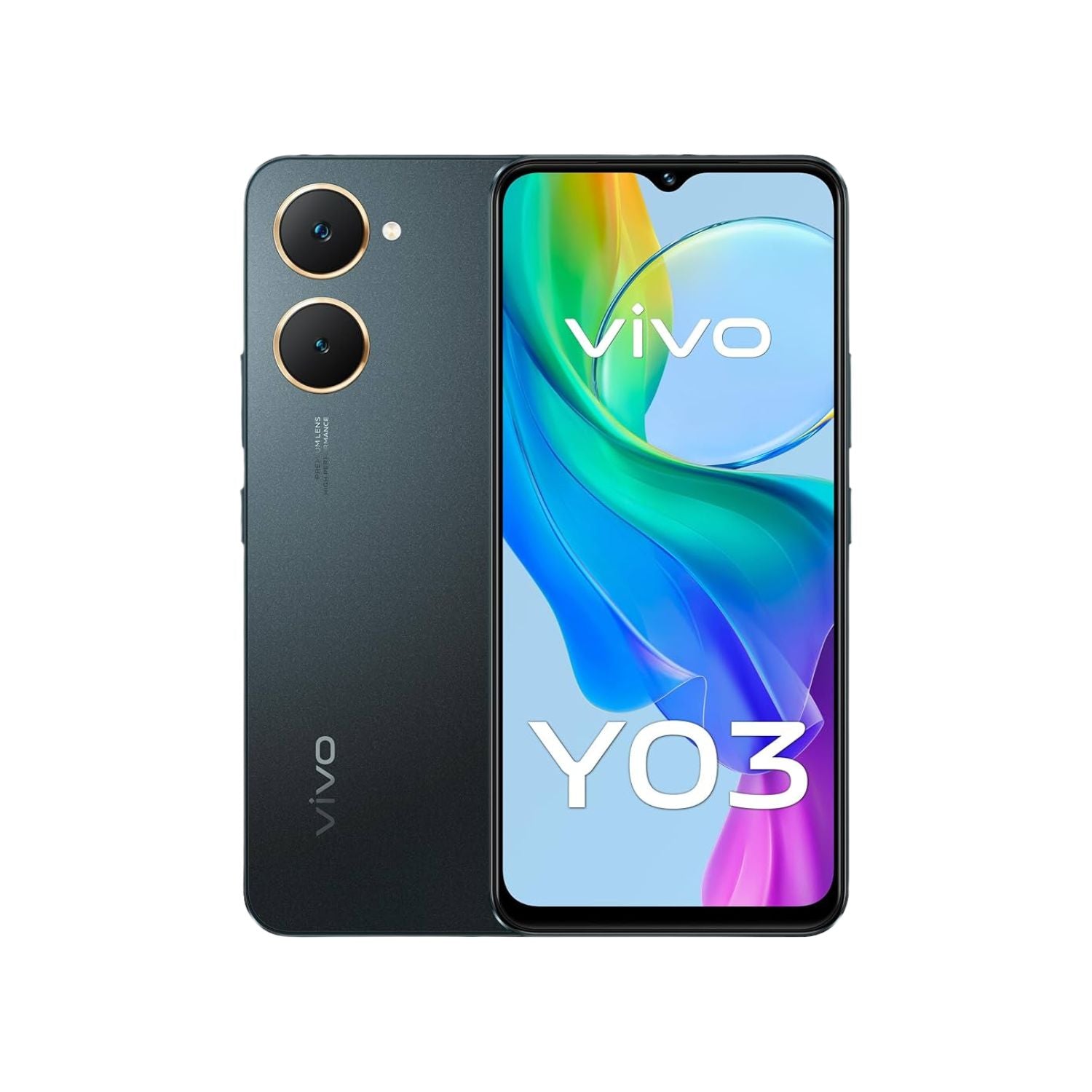 Vivo Y03 128GB+4 GB Space Black Open Box